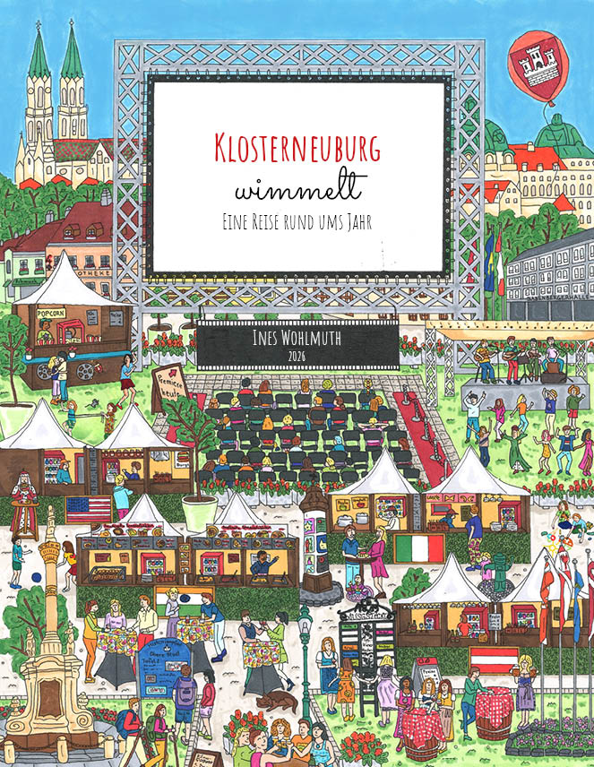 Wimmelbuch Klosterneuburg – Deckblatt